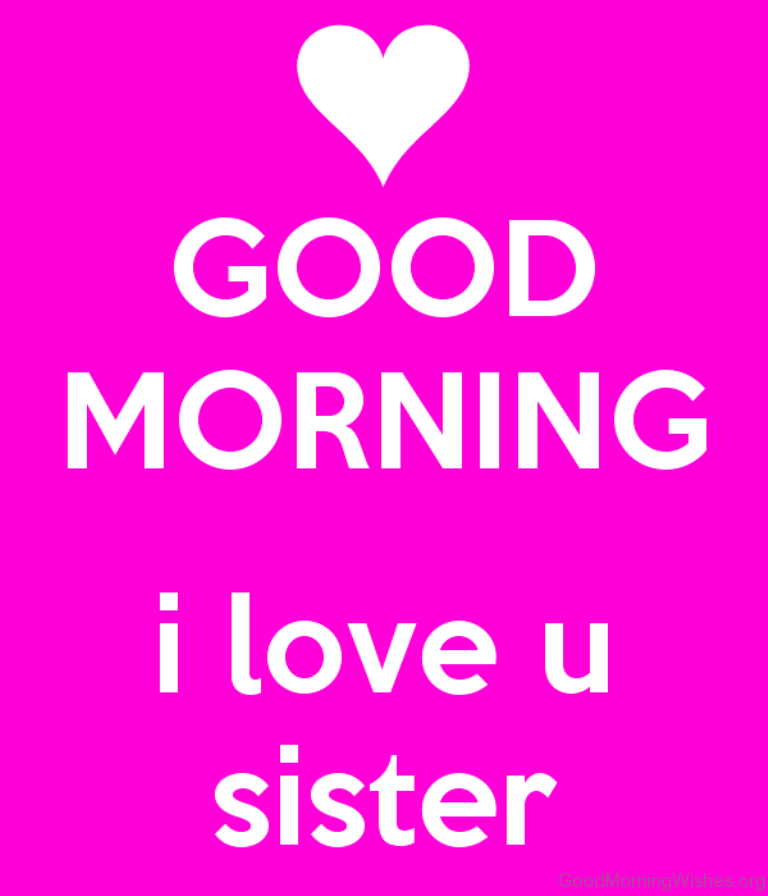 Good Morning Sister Images. 