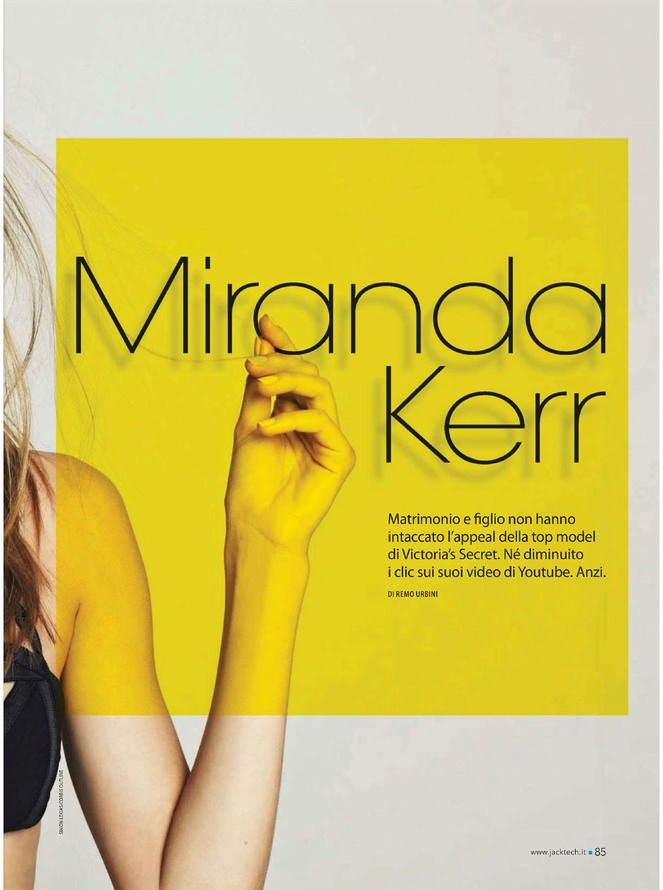 Miranda Kerr: June 2012 Jack Magazine Italy Cover Miranda Kerr: June 2012 Jack Magazine Italy Cover