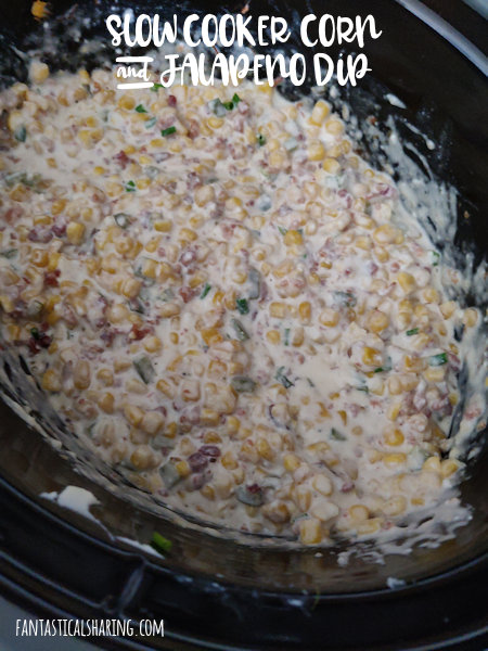 Slow Cooker Corn and Jalapeno Dip - Damn Delicious