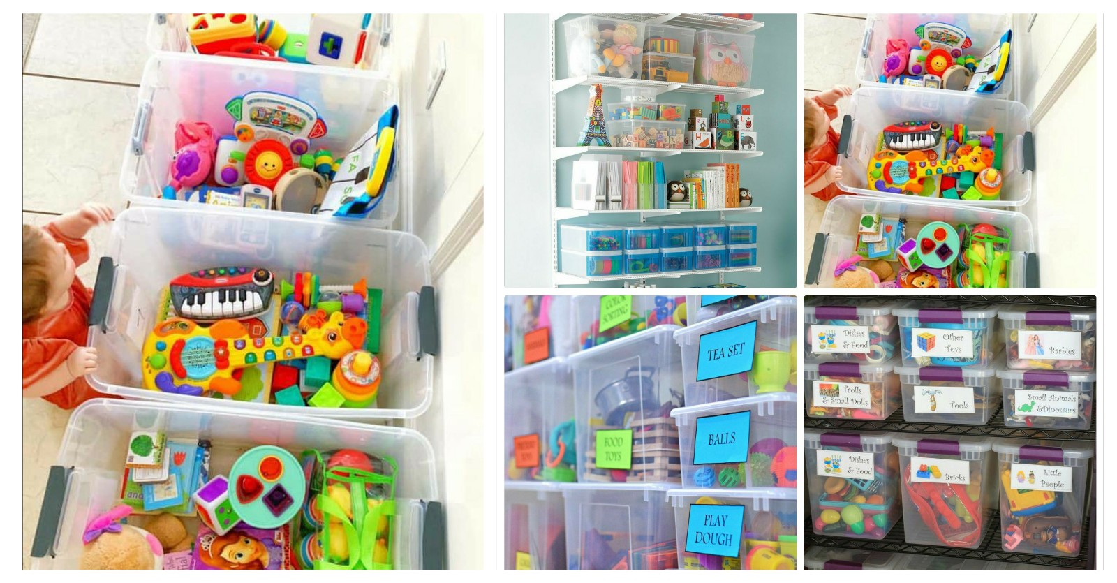 Mi Fiesta Creativa: Usando cajas de plástico para organizar la casa