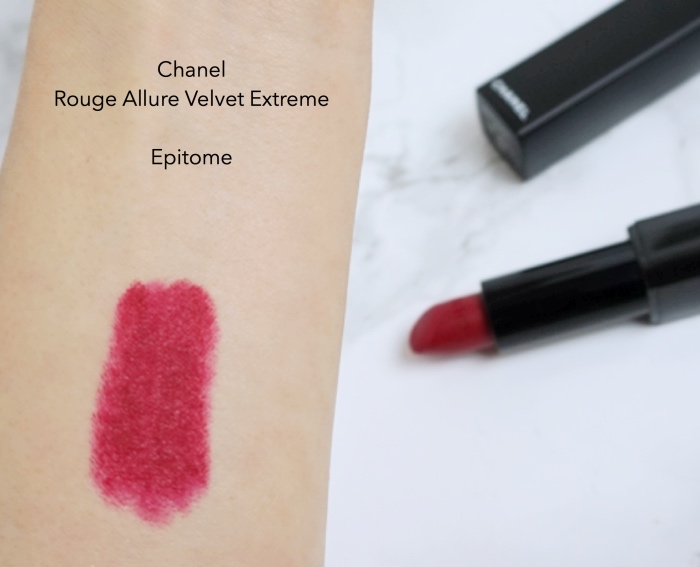 Chanel Rouge Allure Velvet Extreme Epitome swatch