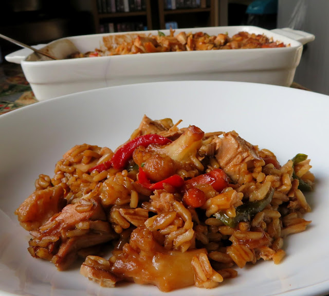 Teriyaki Chicken & Rice Casserole
