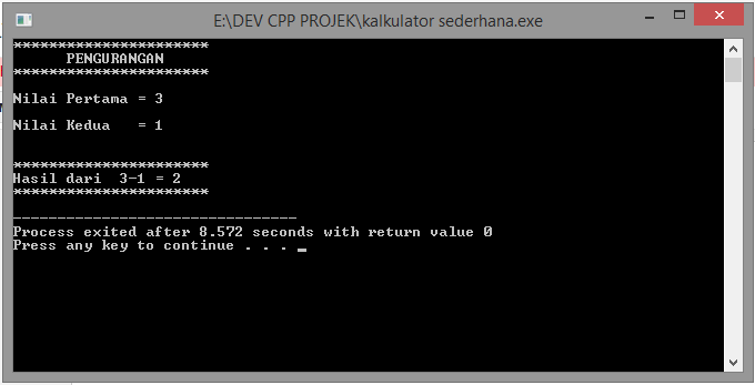 Multipendidikan Script Penghapus Layar Pada Pemrograman Dev C System Cls