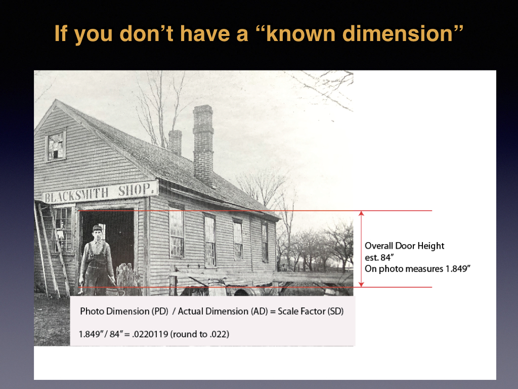 Central Vermont Railway Estimating Dimensions from Photos