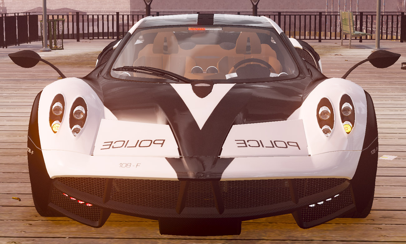 Gamming-News: Change the police car into Pagani Huayra GTA 