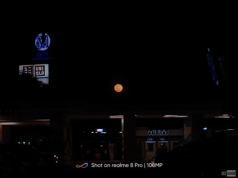 5x zoom moon shot (ISO 100, 1/75s) 5x zoom moon shot (ISO 100, 1/75s)
