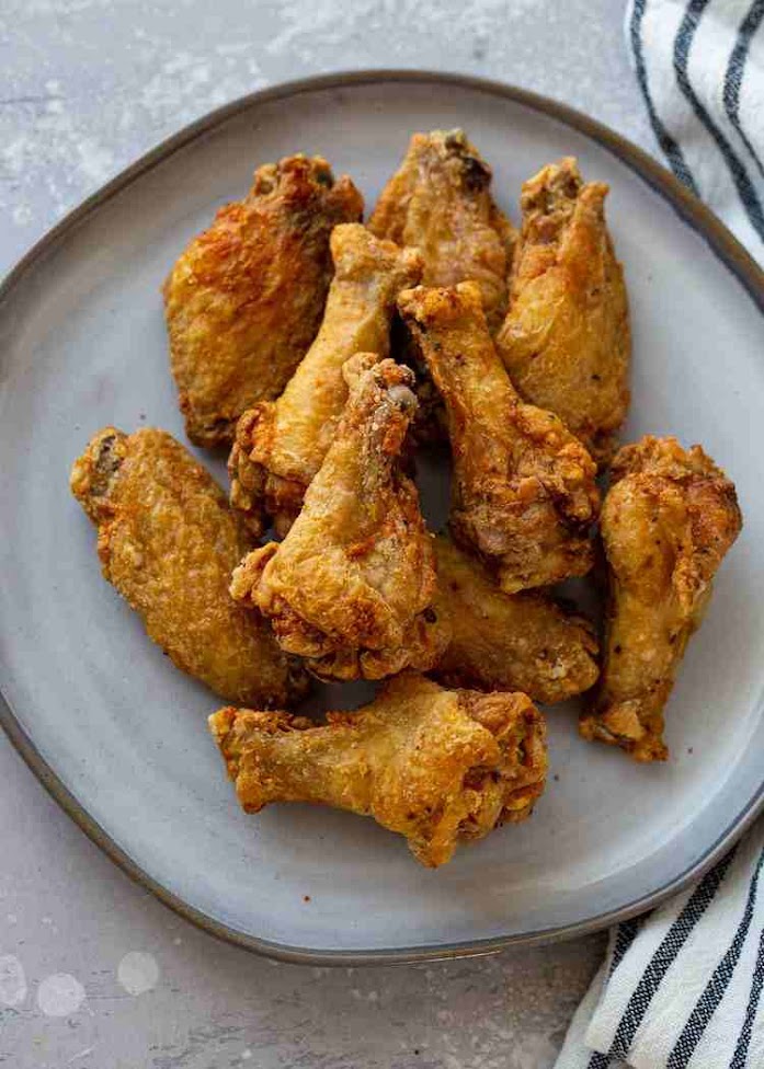 AIR FRYER CRISPY CHICKEN WINGS AT HOME-CookWithShabss