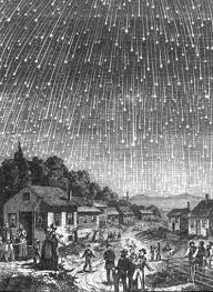A música Meteor Shower 1833 foi inspirada na tempestade Leonida tempestade Leonid diferente de qualquer outra registrada na história.