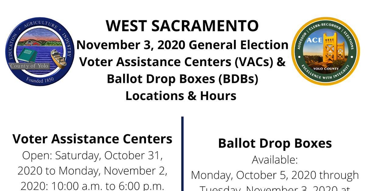 My West Sacramento Photo of the Day Ballot Drop Boxes for 2020 General