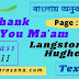 Thank You Ma'am | Langston Hughes  | Page - 51 | Class 12 | summary | Analysis | বাংলায় অনুবাদ |