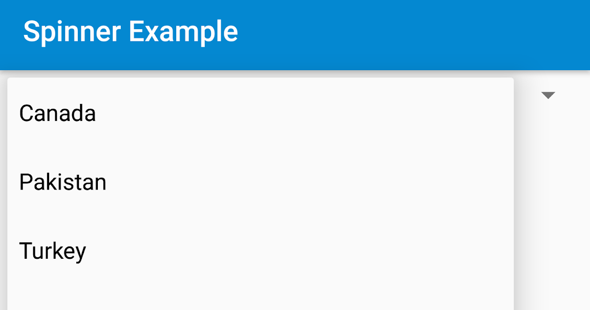 Spinner | Android Studio | Java