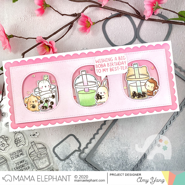 mama elephant | design blog: STAMP HIGHLIGHT: Boba Tea