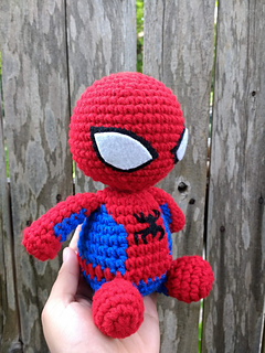 spiderman crochet doll pattern free