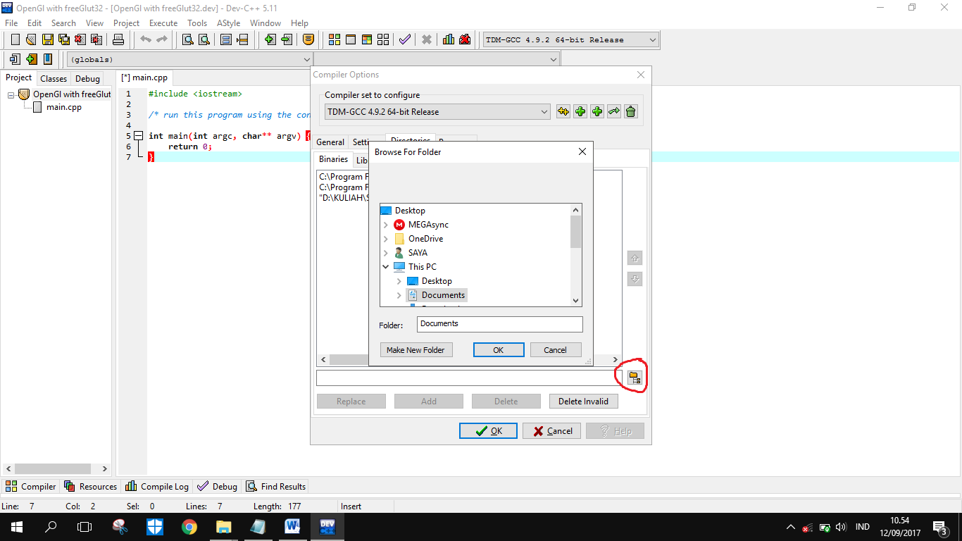 Tutorial Instalasi GLUT pada Dev-C++ ~ Tutorial Mudah