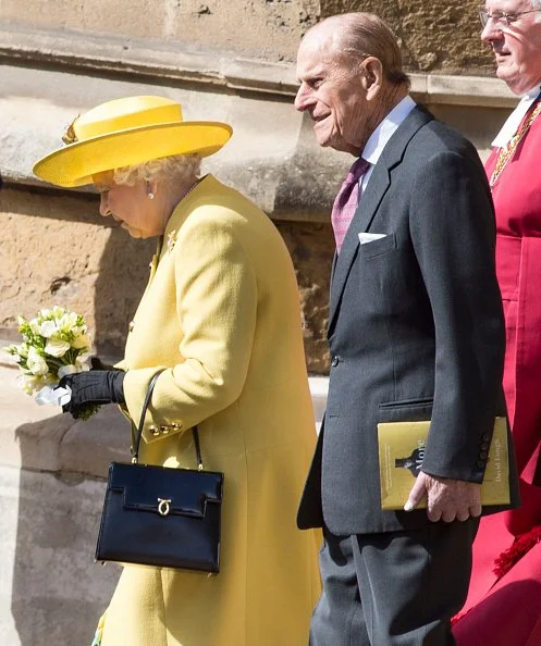 Queen Elizabeth II, Prince Philip, Duke of Edinburgh, Sophie, Countess of Wessex, Prince Edward, Earl of Wessex, Lady Louise Windsor, James Viscount Severn, Prince Andrew, Duke of York, Princess Eugenie, Princess Beatrice of York and Autumn Phillips