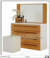 Meja rias minimalis desain modern Nature - Allia Furniture