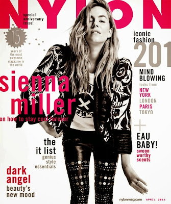 Sienna Miller fun and flirty on the cover of Nylon magazine