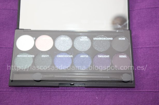 Paleta Bad Girl Sleek maquillaje eyeshadow palette ojos belleza