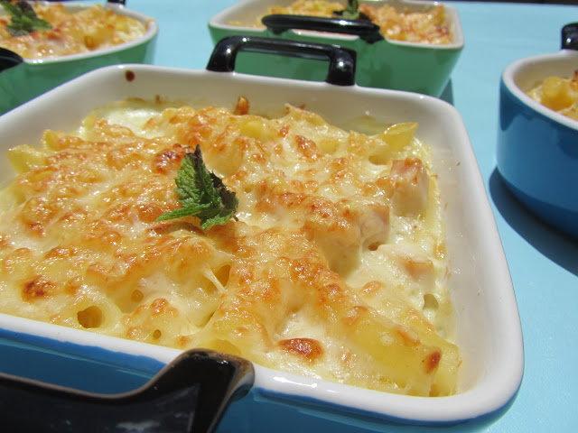  Macarrones a la carbonara ligeros 