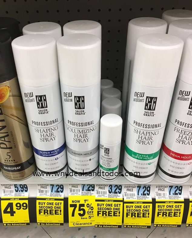 WNY Deals and ToDos Rite Aid *FREE* Hair Spray with stacked offers