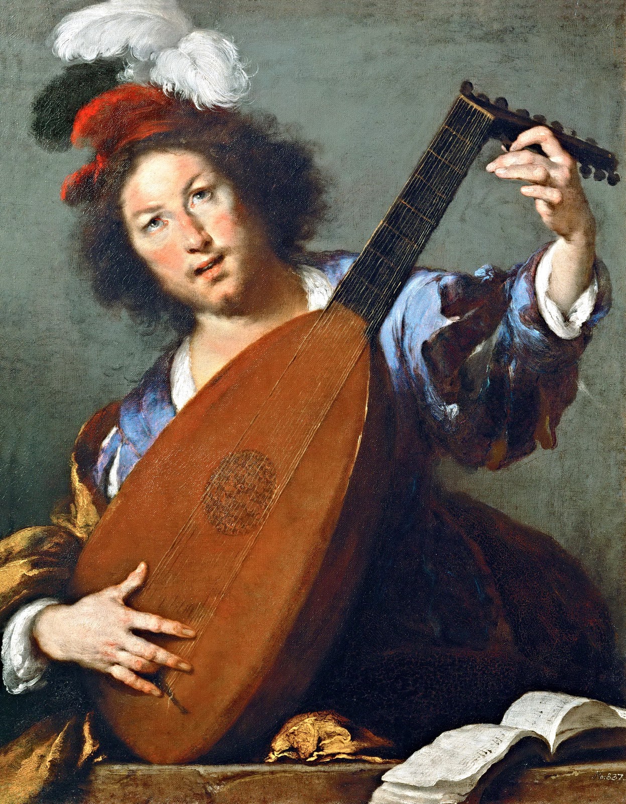 Bernardo Strozzi Music players in the Baroque era Tutt'Art