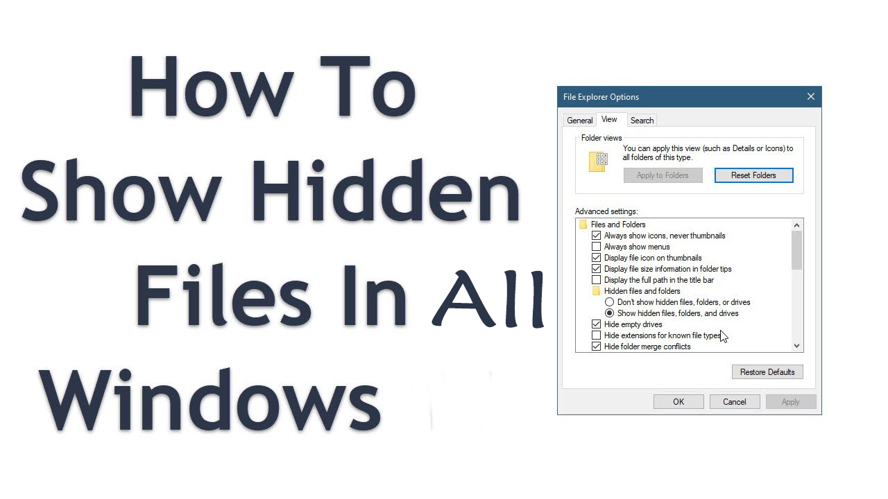 windows 8 showhiddenfiles windows 8 showhiddenfiles