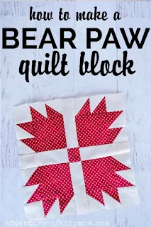bear paw quilt block
