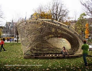 contemPLAY Pavilion - by McGill University School of Architecture Students