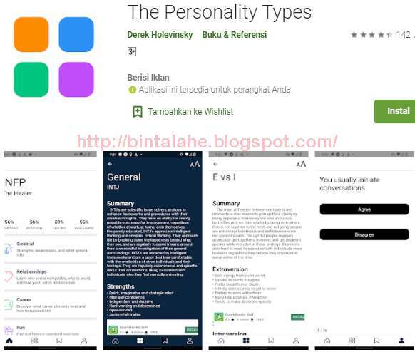 4 Aplikasi Untuk Membantu Anda Mempelajari Jenis Kepribadian Anda Ninna Wiends