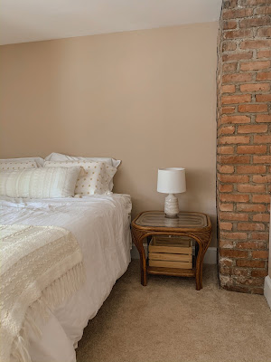 Exposed Brick Bedroom 