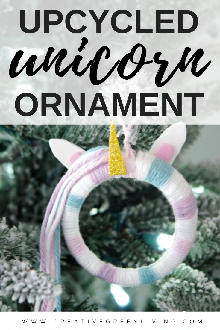 How to make a DIY Unicorn Ornament with a Mason Jar Ring Creative