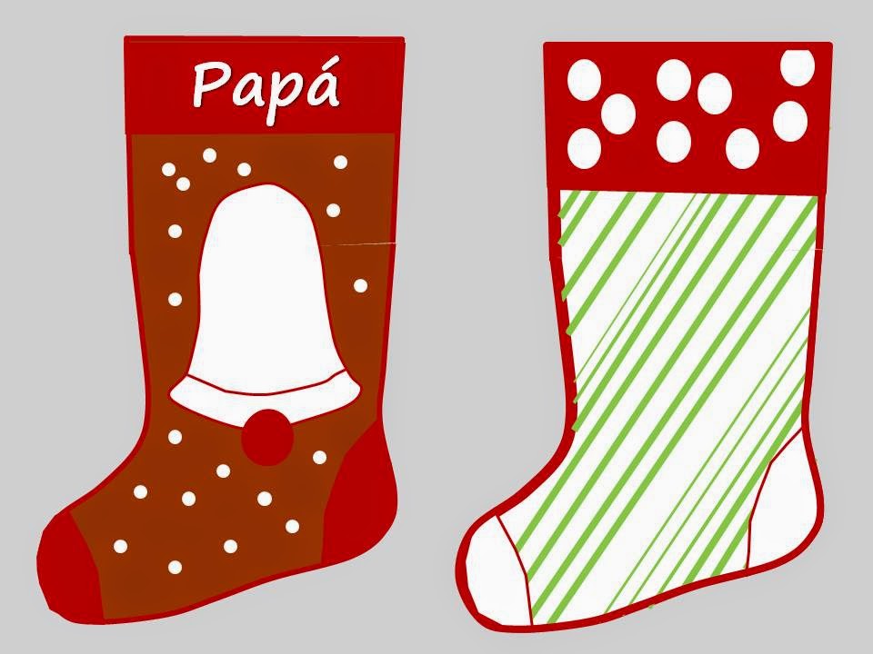 patronesDIY DIY PATRÓN/ PLANTILLA CALCETÍN NAVIDAD