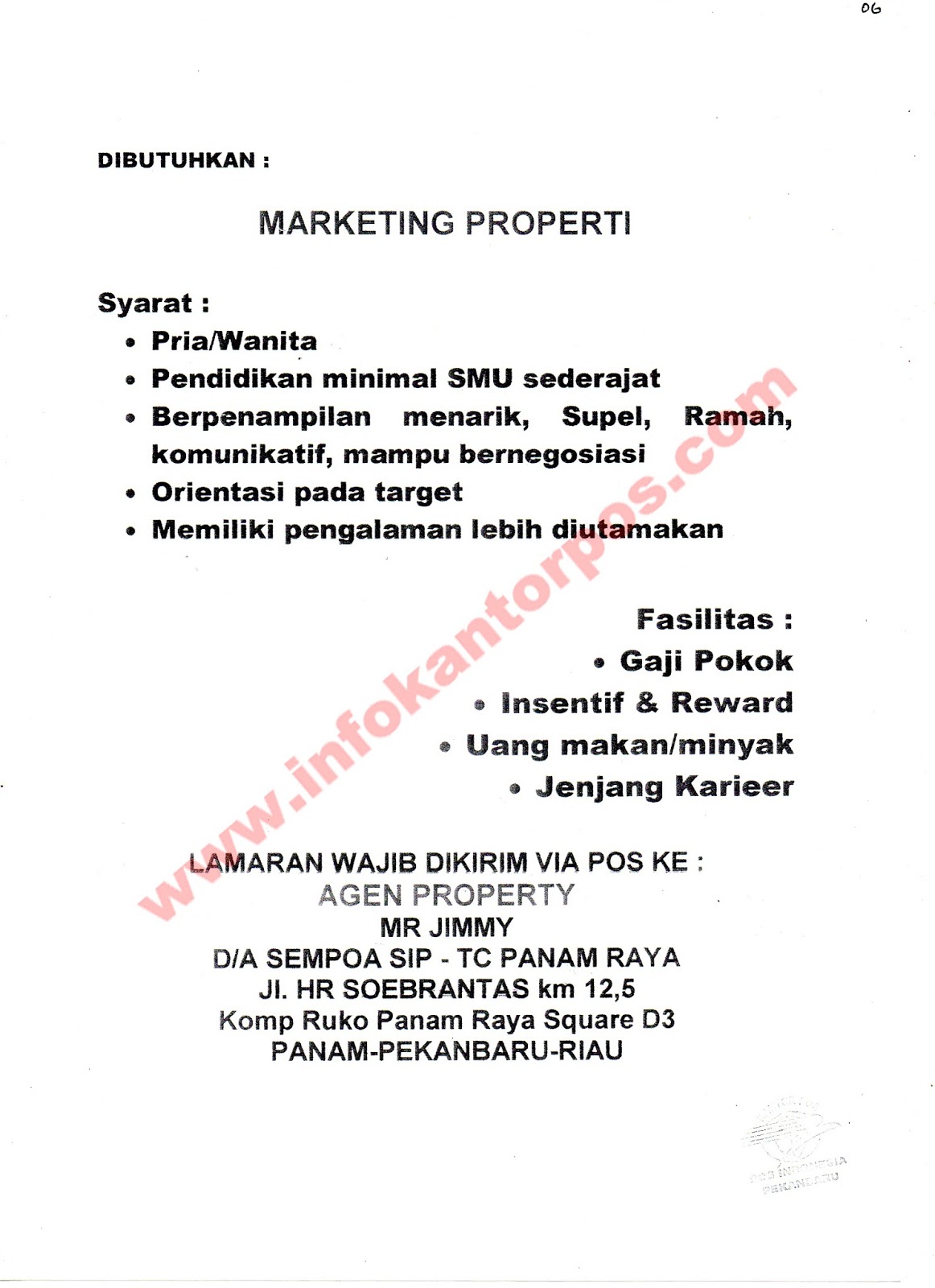 Lowongan Kerja Marketing Properti Juli 2017 Www