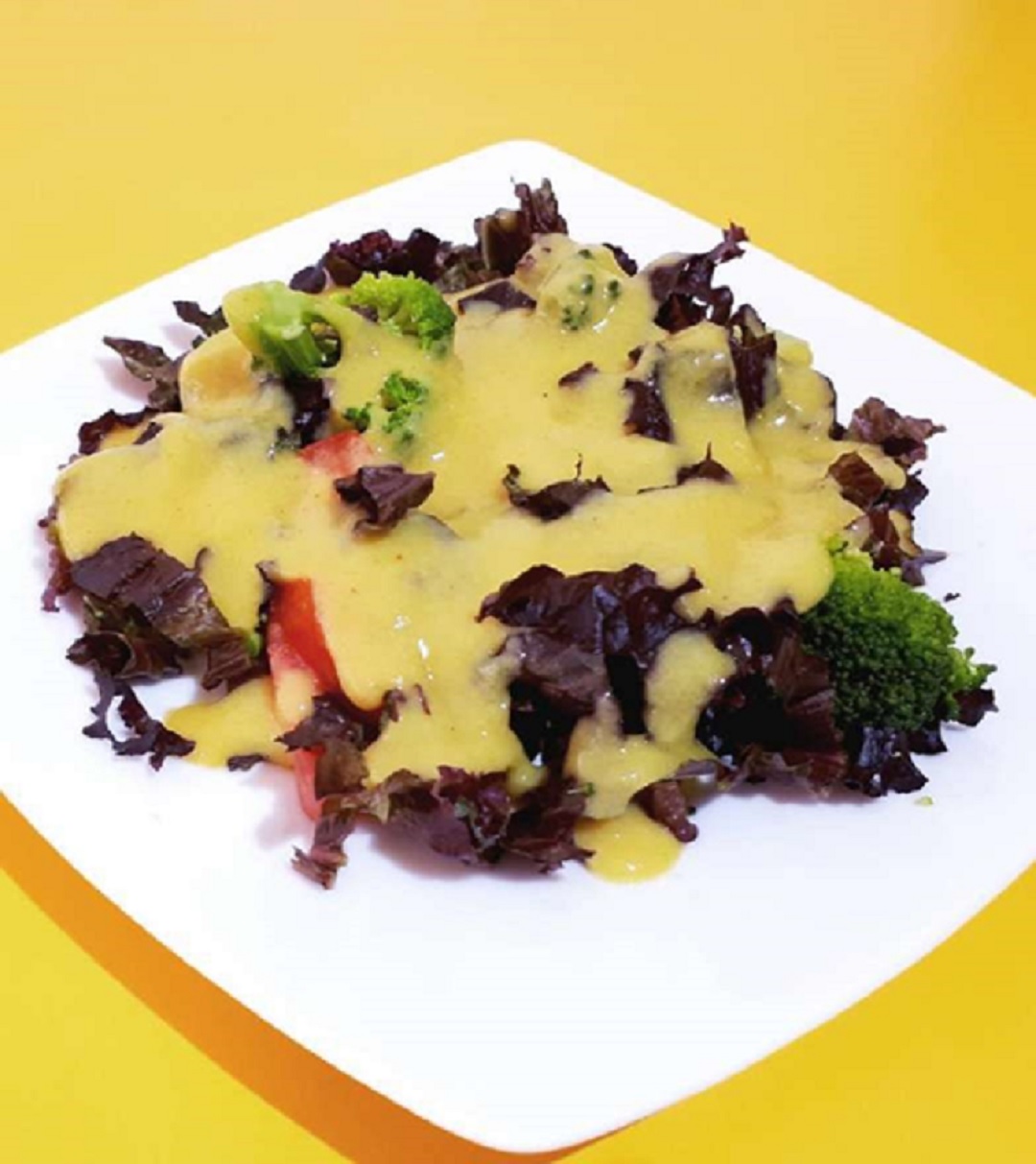 Ensalada de brócoli con crema