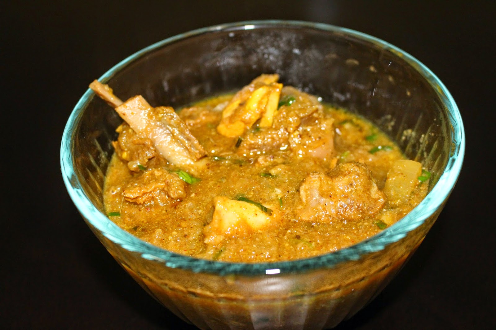 Spices of Andhra Andhra Mamidikaya Mutton Curry (Mutton Curry with Mango)