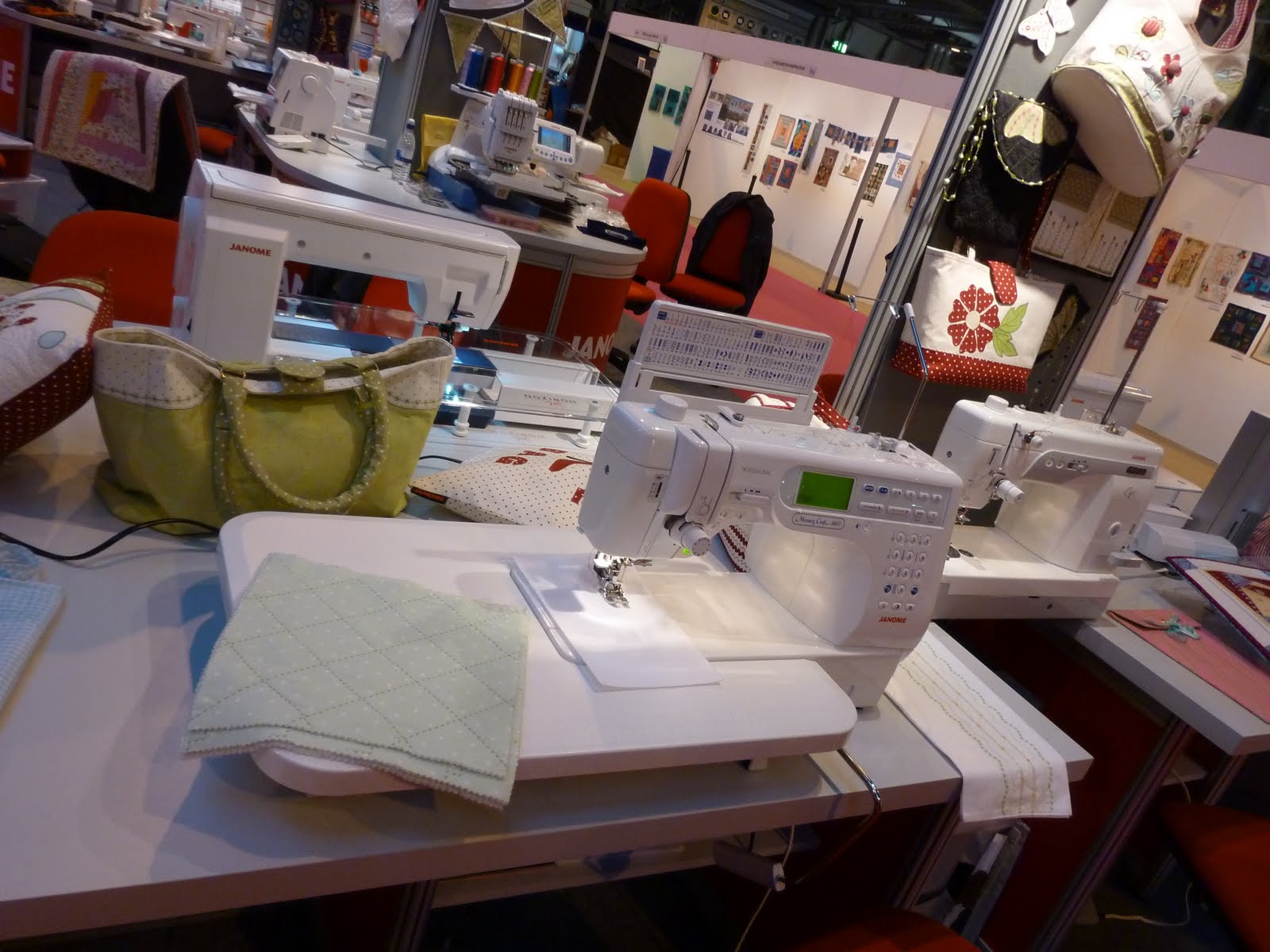 Sew Janome We are set up and ready..... Sewing for Pleasure opens