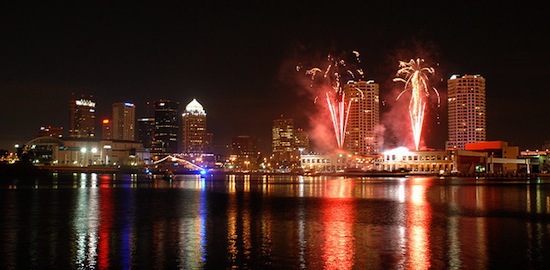 Tampa fireworks nye events In Transit - The Official HART Transit Blog: Light Up Tampa Bay with the TECO Line Streetcar