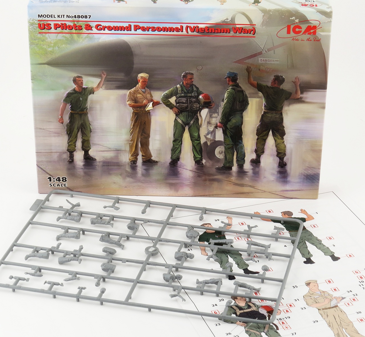 135 scale resin model figures kit WW1 German Tank crewman paint