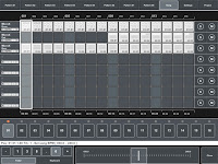 MIDI Pattern Sequencer - Song view