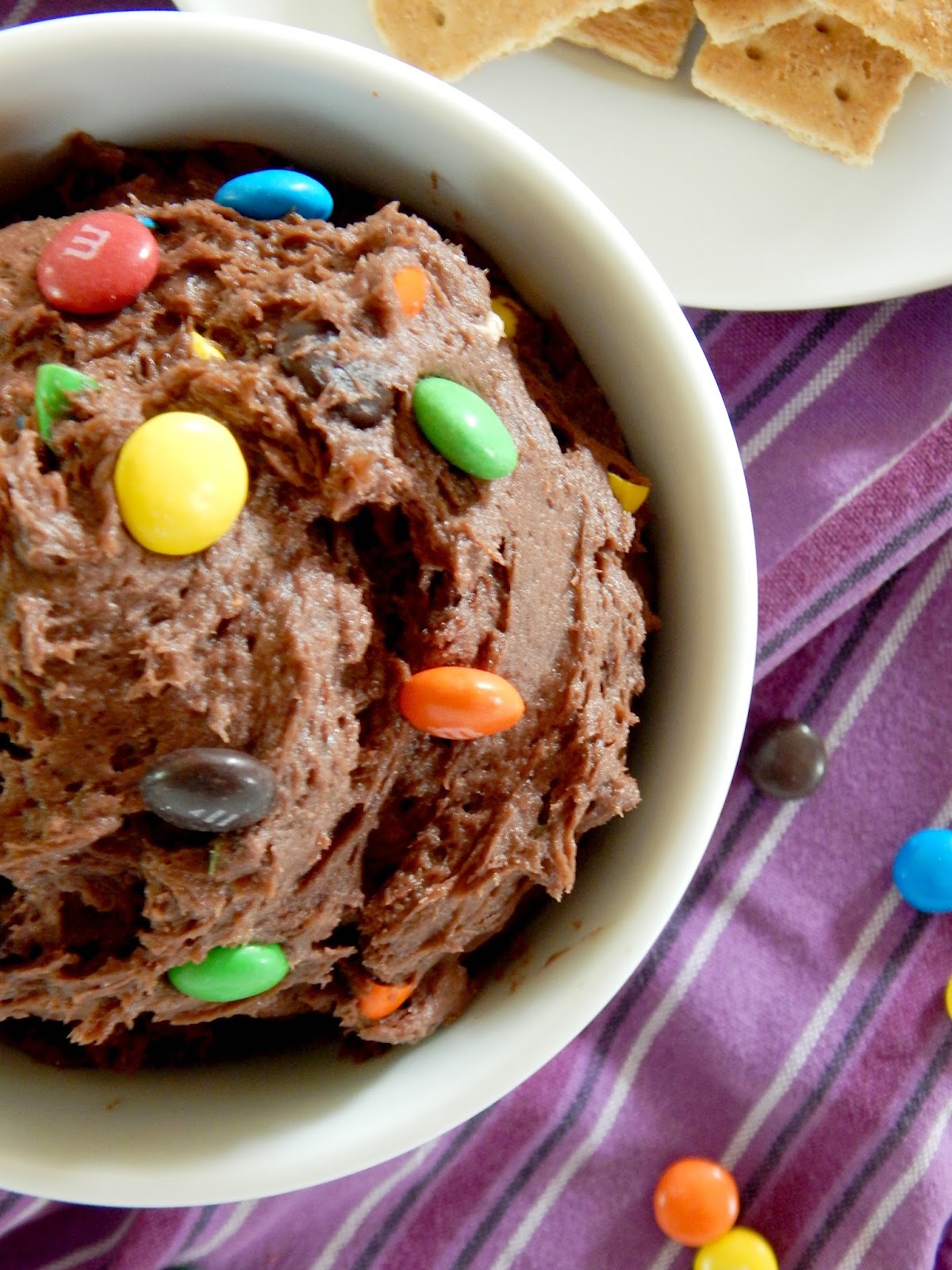 M&M Cake Batter Dip Ally's Sweet & Savory Eats