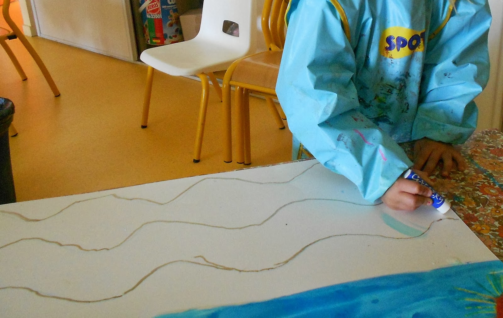 La baleine bleue cherche de l'eau...d