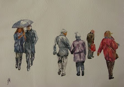 human figures watercolors studies painting paintings theresa miller