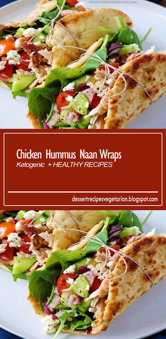 Chicken Hummus Naan Wraps brierlafontaine