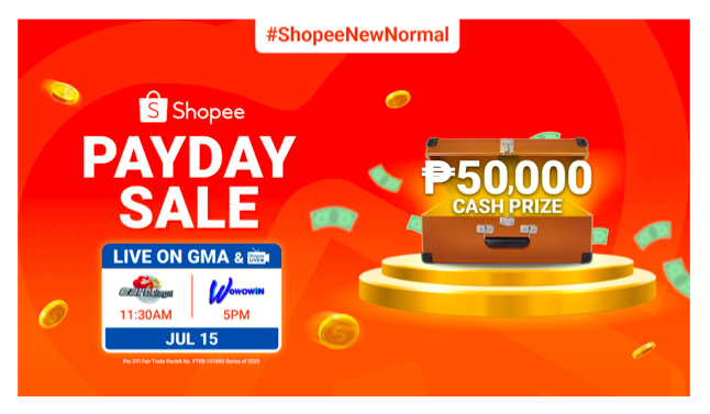 Catch the Shopee Payday Sale TV Segment on Eat Bulaga and Wowowin for a Chance to Win ₱50,000 Cash Prize