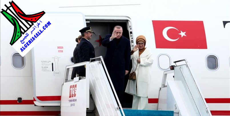  صور الرئيس التركي اردوغان في الجزائر
