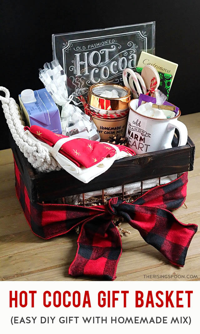 Hot Chocolate Gift Basket for Christmas  FunSquared