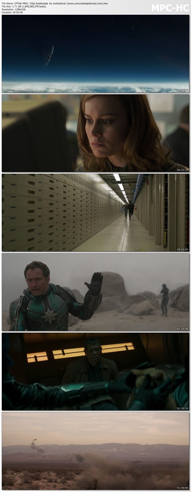 Capturas de la película.