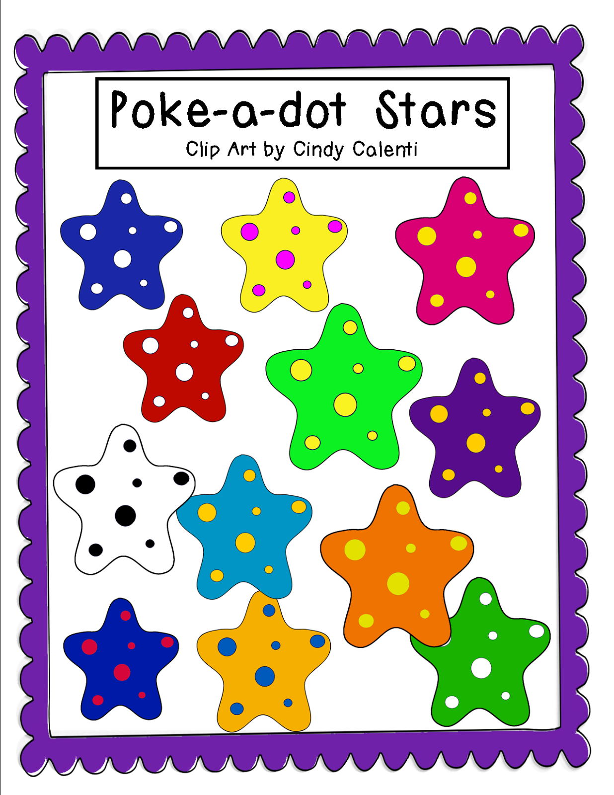 http://www.teacherspayteachers.com/Product/Poke-a-Dot-Stars-Free-Clip-Art-1392069