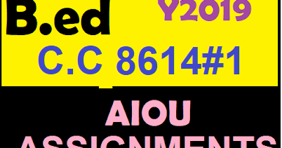 Aiou solved assignment spring 2019 b ed image