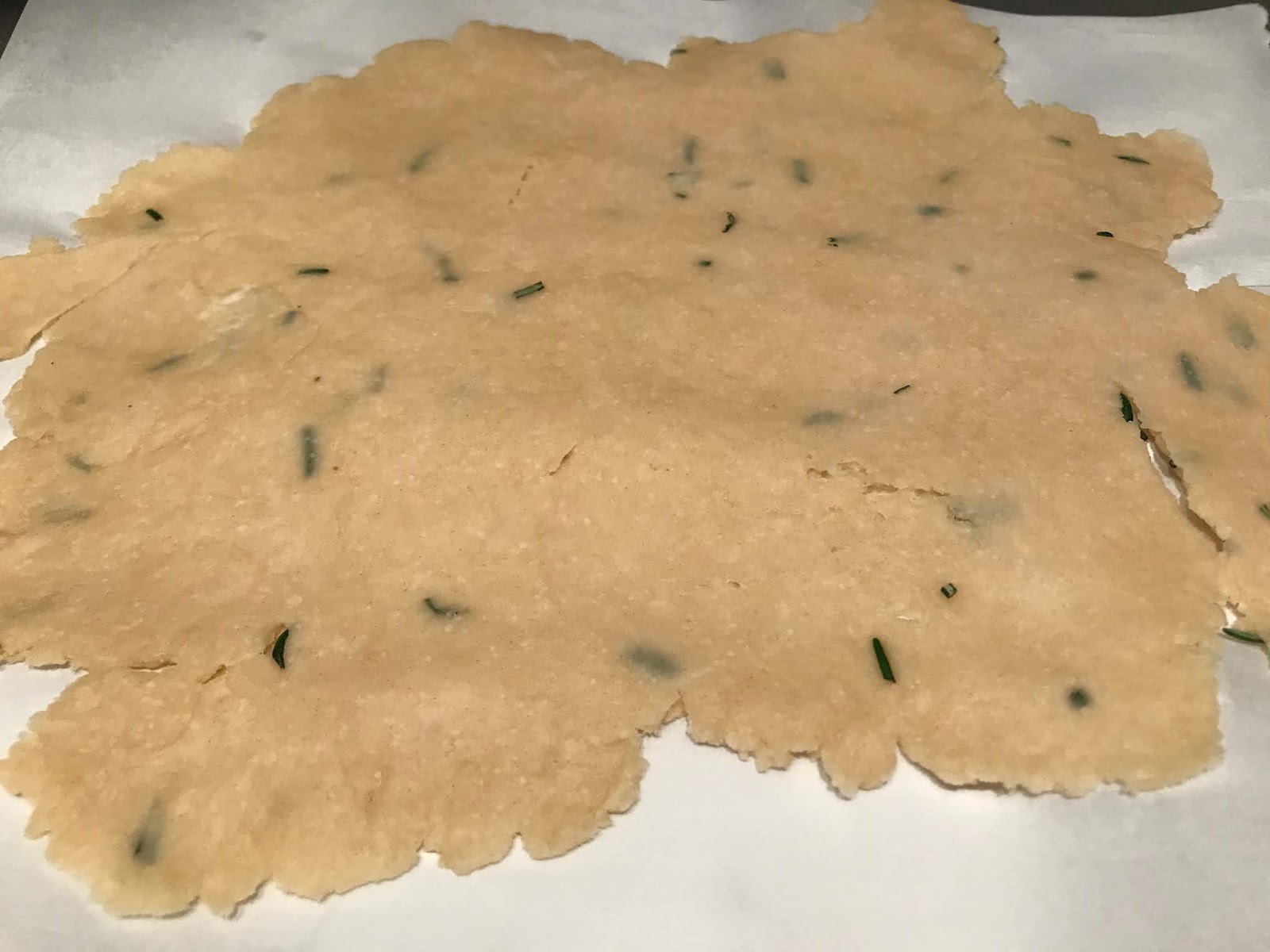 Rosemary Flatbread Crackers